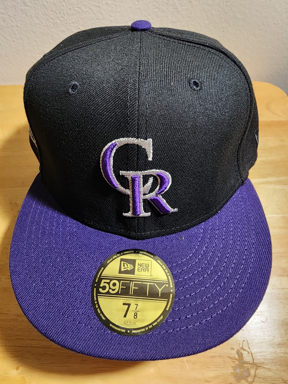 Colorado Rockies Exclusive  1998 All Star Game Patch Pink UV Hat - Black, Purple